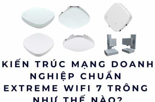 Kiến trúc mạng doanh nghiệp chuẩn Extreme WiFi 7 trông như thế nào?